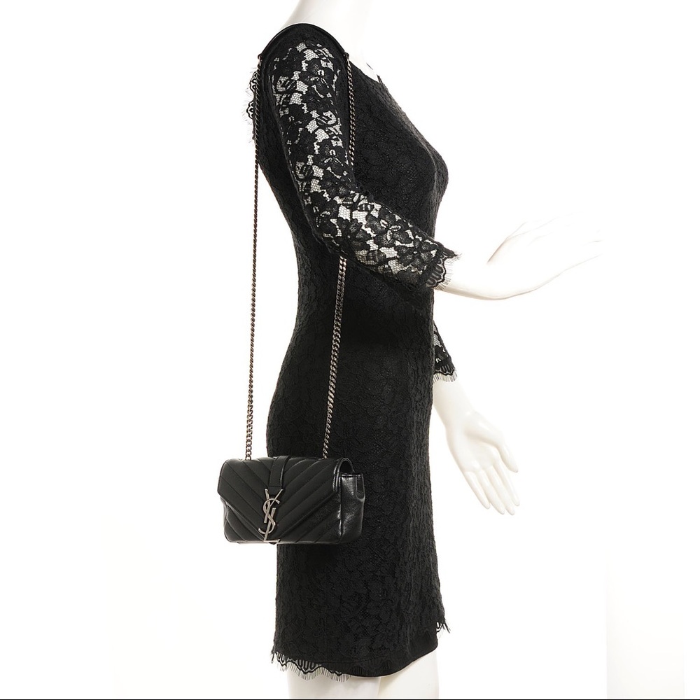 YSL SAINT LAURENT Matelasse Classic Chain Bag - Picture 6 of 8